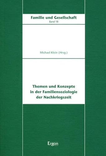 Beispielbild fr Themen und Konzepte in der Familiensoziologie der Nachkriegszeit zum Verkauf von medimops