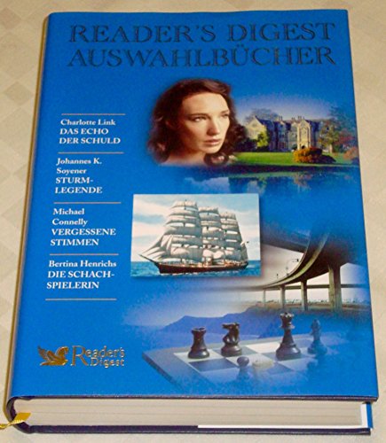 Beispielbild fr Reader's Digest Auswahlbcher: Das Echo der Unschuld, Sturmlegende, Vergessene Stimmen, Die Schachspielerin zum Verkauf von Versandantiquariat Felix Mcke