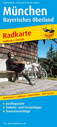 9783899201161: Radwanderkarte Mnchen - Bayerisches Oberland 1 : 100 000: Mit Ausflugszielen, Einkehr- & Freizeittipps, wetterfest, reissfest, abwischbar, GPS-genau