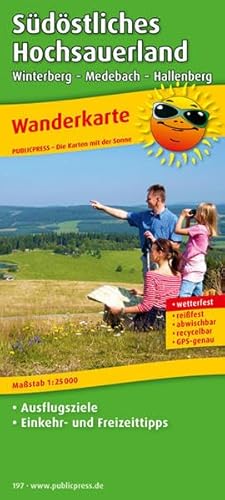 Stock image for HOCHSAUERLAND SOUTHEAST 197 HIKING MAP G for sale by Blackwell's