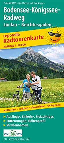 Lake Constance K?nigssee bike path, Lindau-Berchtesgaden (German Edition) - PUBLICPRESS