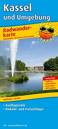9783899203073: Kassel und Umgebung Radwanderkarte 1 : 75 000: Mit Ausflugszielen, Einkehr- & Freizeittipps, GPS-genau