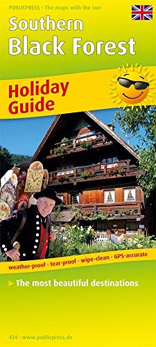 Imagen de archivo de Southern Black Forest 1 : 170 000: Holiday Guide with the most beautiful destinations, weather-proof, tear-proof, wipe-clean, GPS-accurate. 1 : 170 000 a la venta por Revaluation Books