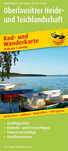 9783899204810: Rad- und Wanderkarte Oberlausitzer Heide- und Teichlandschaft 1 : 50 000: Mit Ausflugszielen, Einkehr- & Freizeittipps, wetterfest, reissfest, abwischbar, GPS-genau