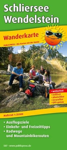 Beispielbild fr Wanderkarte Schliersee - Wendelstein: Mit Ausflugszielen, Einkehr- & Freizeittipps, wetterfest, reissfest, abwischbar, GPS-genau. 1:25000: Mit . wetterfest, reissfest, abwischbar, GPS-genau zum Verkauf von medimops