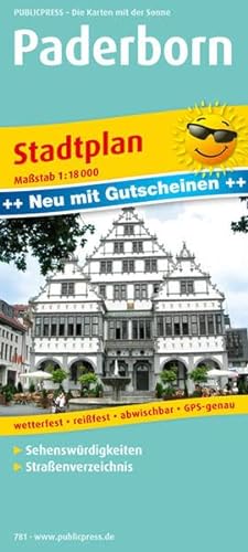 9783899207811: Stadtplan Paderborn