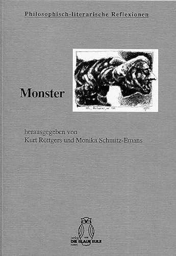 Beispielbild fr Monster (Philosophisch-Literarische Reflexionen) zum Verkauf von medimops