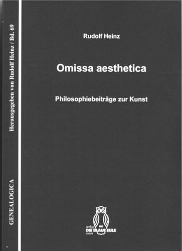 Beispielbild fr Omissa aesthetica. zum Verkauf von SKULIMA Wiss. Versandbuchhandlung