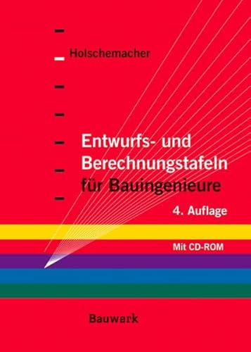 9783899322439: Entwurfs- und Berechnungstafeln fr Bauingenieure