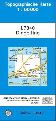 9783899330489: Dingolfing 1 : 50 000