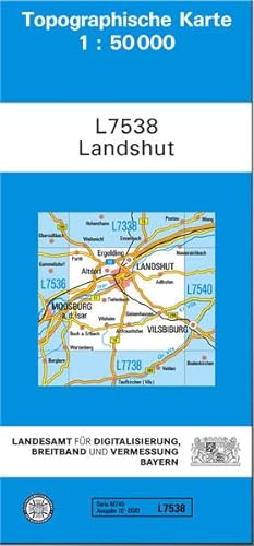 9783899330588: Landshut 1 : 50 000