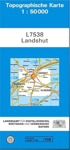 9783899330588: Landshut 1 : 50 000