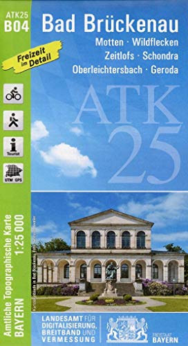 Beispielbild fr ATK25-B04 Bad Brckenau (Amtliche Topographische Karte 1:25000): Motten, Wildflecken, Zeitlofs, Schondra, Oberleichtersbach, Geroda (ATK25 Amtliche Topographische Karte 1:25000 Bayern) zum Verkauf von medimops
