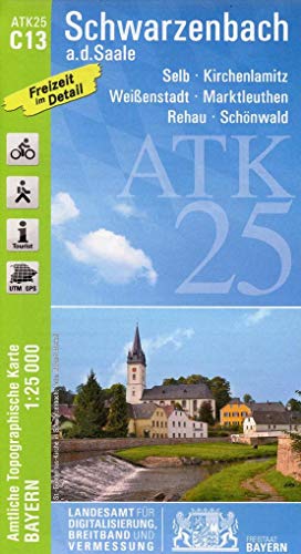 Beispielbild fr Schwarzenbach 1 : 25 000 ATK C13 (ATK25 Amtliche Topographische Karte 1:25000 Bayern) zum Verkauf von medimops