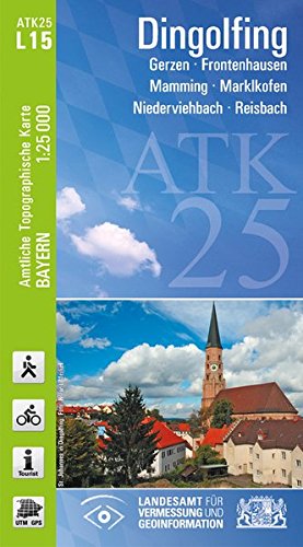 Beispielbild fr ATK25-L15 Dingolfing (Amtliche Topographische Karte 1:25000): Gerzen, Frontenhausen, Mamming, Marklkofen, Niederviehbach, Reisbach zum Verkauf von medimops