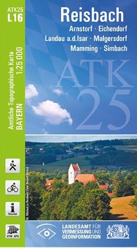 Beispielbild fr ATK25-L16 Reisbach (Amtliche Topographische Karte 1:25000): Arnstorf, Eichendorf, Landau a.d.Isar, Malgersdorf, Mamming, Simbach zum Verkauf von medimops