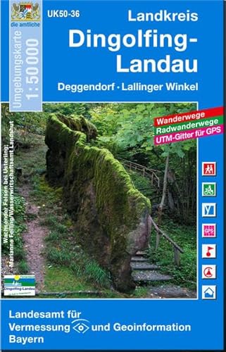 9783899335354: Landkreis Dingolfing-Landau 1 : 50 000