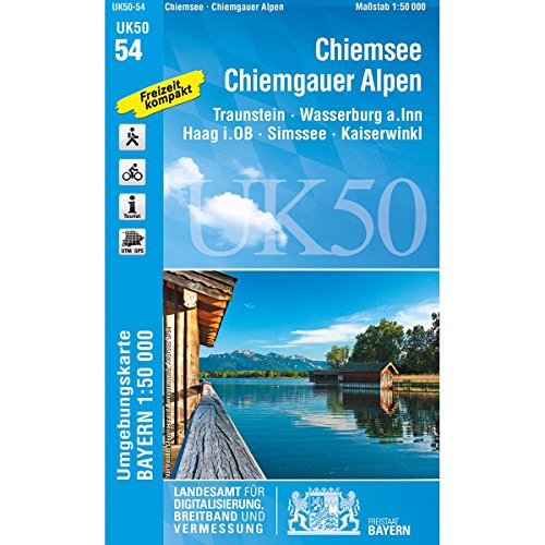 9783899335903: Chiemsee - Chiemgauer Alpen 1 : 50 000: Traunstein - Wasserburg a. Inn- Haag i. OB - Simssee - Kaiserwinkl