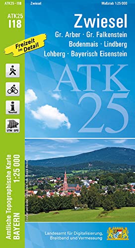 Beispielbild fr ATK25-I18 Zwiesel (Amtliche Topographische Karte 1:25000): Gr.Arber, Gr.Falkenstein, Bodenmais, Lindberg, Lohdorf, Bayerisch Eisenstein: Gr. Arber - . Amtliche Topographische Karte 1:25000 Bayern) zum Verkauf von medimops