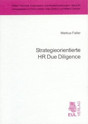 Strategieorientierte HR Due Diligence (9783899364217) by Faller, Markus