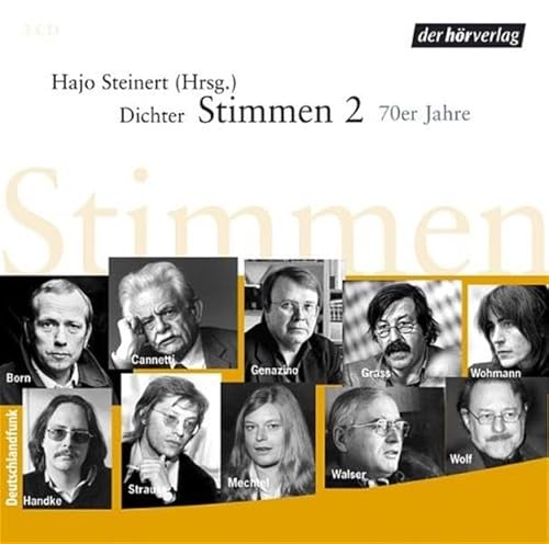 9783899406368: Dichterstimmen II. 70 Jahre 3 CDs