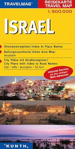 9783899442410: Travelmag Reisekarten : Israel