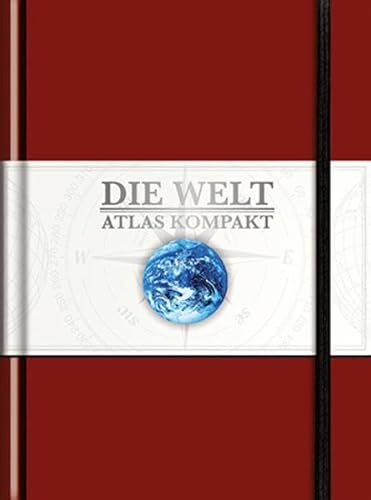 Die Welt Atlas kompakt, Leder rot