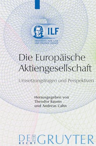 Beispielbild fr Die Europische Aktiengesellschaft: Umsetzungsfragen und Perspektiven zum Verkauf von Thomas Emig