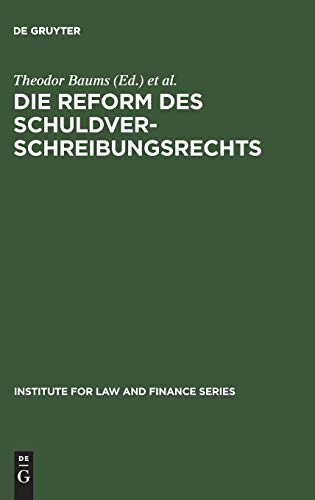 Beispielbild fr Die Reform des Schuldverschreibungsrechts. zum Verkauf von Antiquariat  Werner Haschtmann