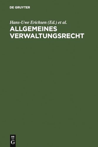 Beispielbild fr Allgemeines Verwaltungsrecht, 13. Auflage. Mit Jura-Kartei (JK) auf CD-ROM, Edition 2005 zum Verkauf von Thomas Emig