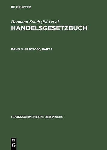 Handelsgesetzbuch / §§ 105-160 - Ulrike Gaebel