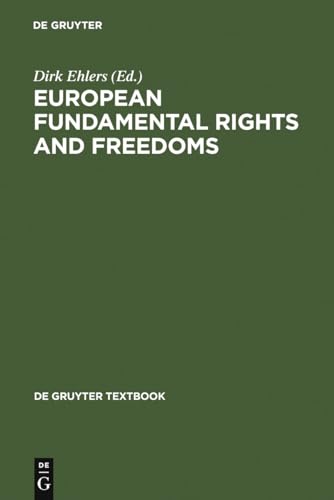 Imagen de archivo de European Fundamental Rights And Freedoms a la venta por Revaluation Books