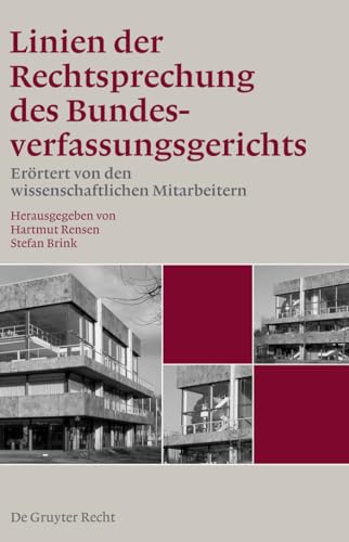 Beispielbild fr Linien Der Rechtsprechung Des Bundesverfassungsgerichts: Erortert Von Den Wissenschaftlichen Mitarbeitern zum Verkauf von Revaluation Books