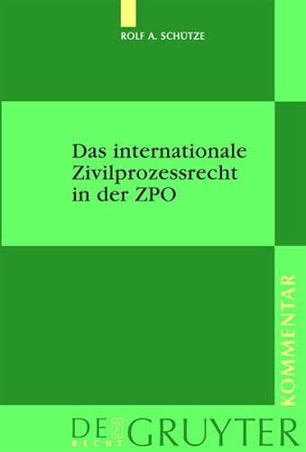 Beispielbild fr Das internationale Zivilprozessrecht in der ZPO : Kommentar zum Verkauf von Buchpark