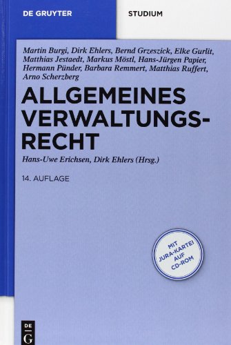 Beispielbild fr Allgemeines Verwaltungsrecht: Mit Jura-Kartei (Jk) Auf CD-ROM (de Gruyter Lehrbuch) (German Edition) zum Verkauf von Books Unplugged