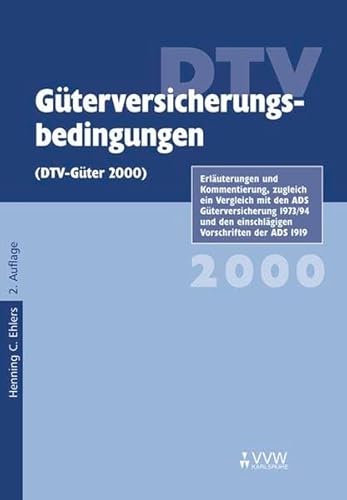 9783899520873: DTV-Gterversicherungsbedingungen 2000 (DTV-Gter 2000)