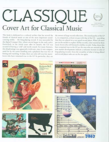 Beispielbild fr CLASSIQUE Cover Art For Classical Music zum Verkauf von Richard Sylvanus Williams (Est 1976)