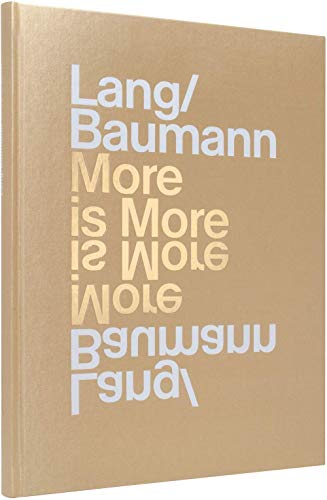 9783899554816: Lang/Baumann: More is More: More is More