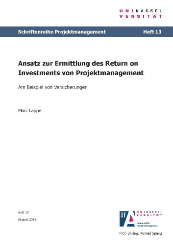 Beispielbild fr Ansatz zur Ermittlung des Return on Investments von Projektmanagement: Am Beispiel von Versicherungen zum Verkauf von medimops