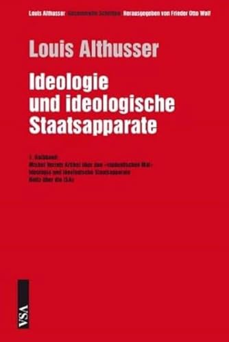 Ideologie und ideologische Staatsapparate von Frieder Otto Wolf, Louis Althusser und Peter Schöttler Louis Althusser (1918-1990) war einer der einflussreichsten marxistischen Theoretiker des 20. Jahrhunderts. Er war Lehrer von Michel Foucault, Jacques Derrida, Nicos Poulantzas, Bernard-Henri Lévy, Jacques Rancière und Étienne Balibar.Frieder Otto Wolf, geboren 1943, Prof. h.c. Dr. phil., PD an der FU Berlin, Philosoph und Politologe, 1994-1999 MdEP für Bündnis 90/Die Grünen. - Frieder Otto Wolf, Louis Althusser und Peter Schöttler