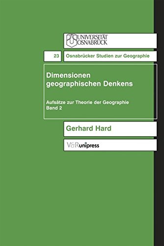 Beispielbild fr Dimensionen geographischen Denkens. zum Verkauf von modernes antiquariat f. wiss. literatur