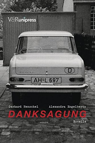 9783899712353: Danksagung. Novelle (Hypomnemata)