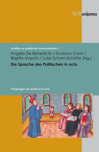 Die Sprache des Politischen in actu (Schriften Zur Politischen Kommunikation) (German Edition) (9783899715293) by Benedictis, Angela De