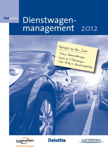 Beispielbild fr Ratgeber Dienstwagenmanagement 2012 zum Verkauf von medimops
