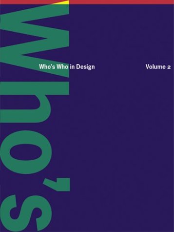 Stock image for Who's Who in Design: Volume 2 for sale by medimops