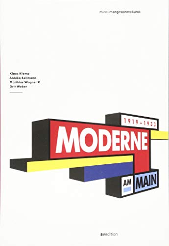 9783899863031: Moderne am Main 1919-1933