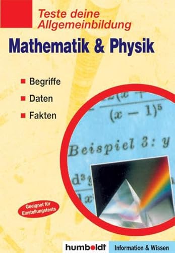 Stock image for Teste deine Allgemeinbildung: Mathematik & Physik for sale by medimops