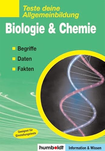 Stock image for Teste deine Allgemeinbildung: Biologie & Chemie for sale by medimops