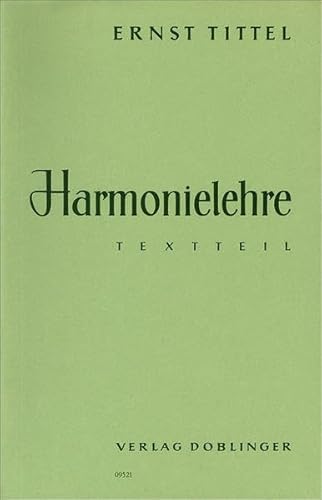 Beispielbild fr Harmonielehre: Textteil. Notenteil zum Verkauf von medimops