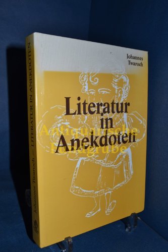 9783900100797: Literatur in Anekdoten